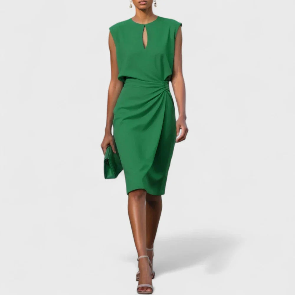 Ava Women's Midi Dress - back view