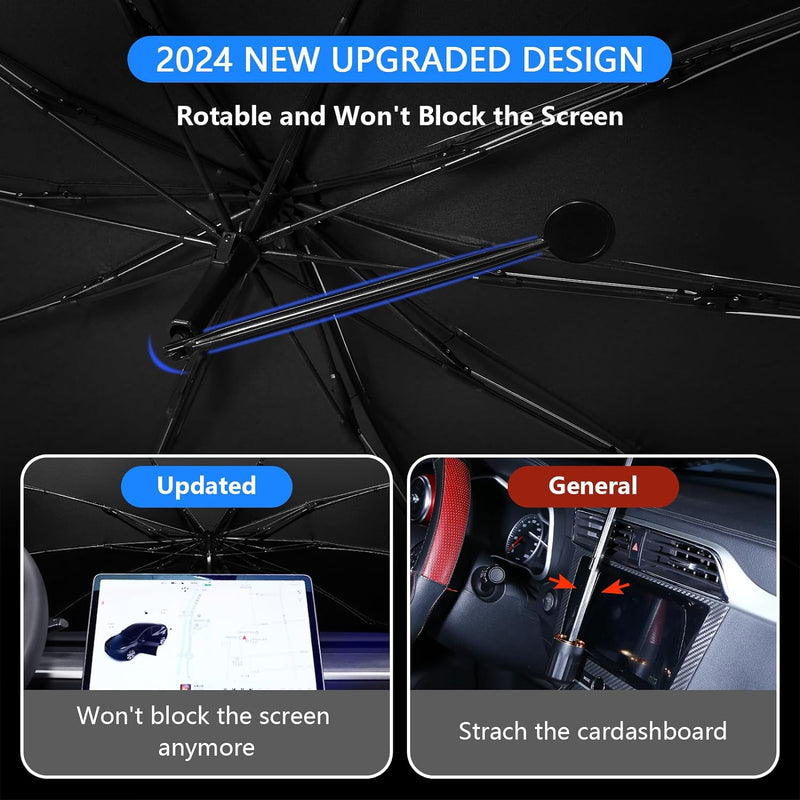 Willow Car Sun Shade - fabric and finish detail