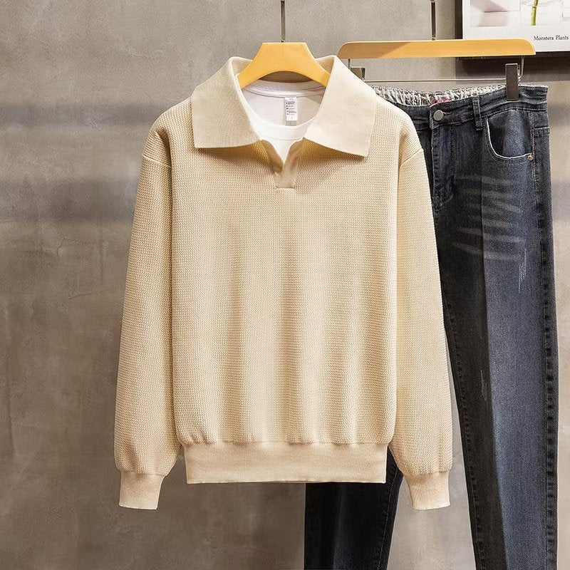 Gideon Men's Sweater - styled view