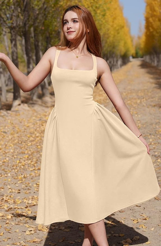 Darcy Women's Pleated Dress - styled view