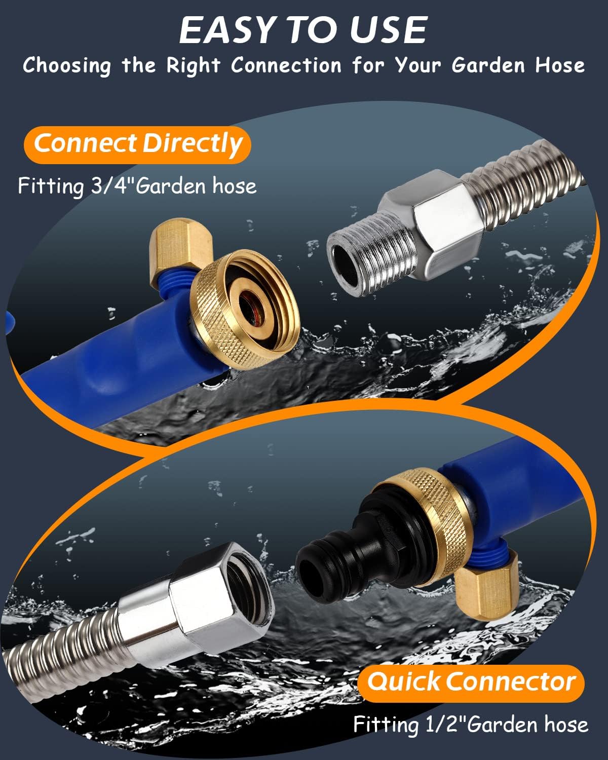 Thistle Portable Water Hose - fabric and finish detail