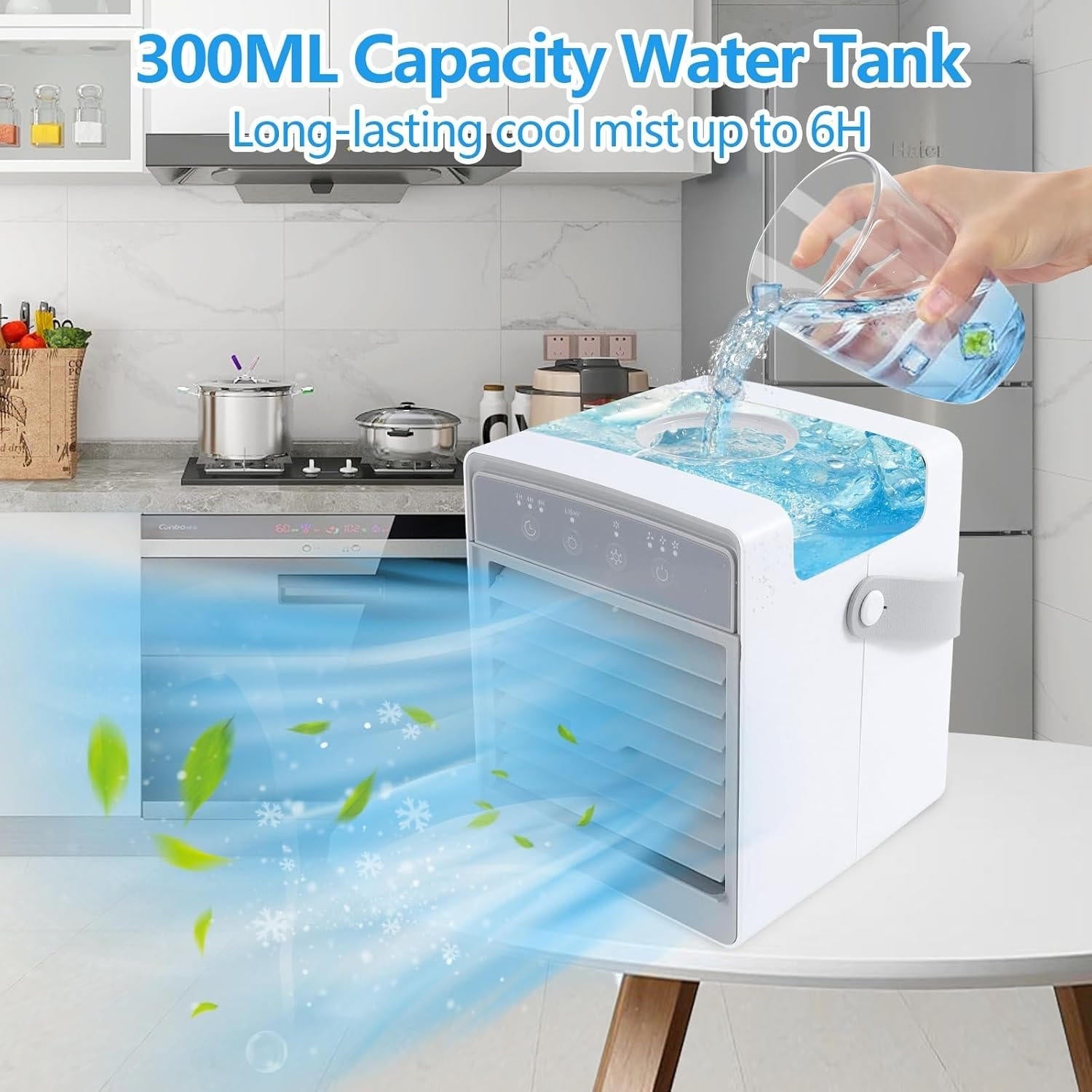 North Portable Air Conditioner - fabric and finish detail