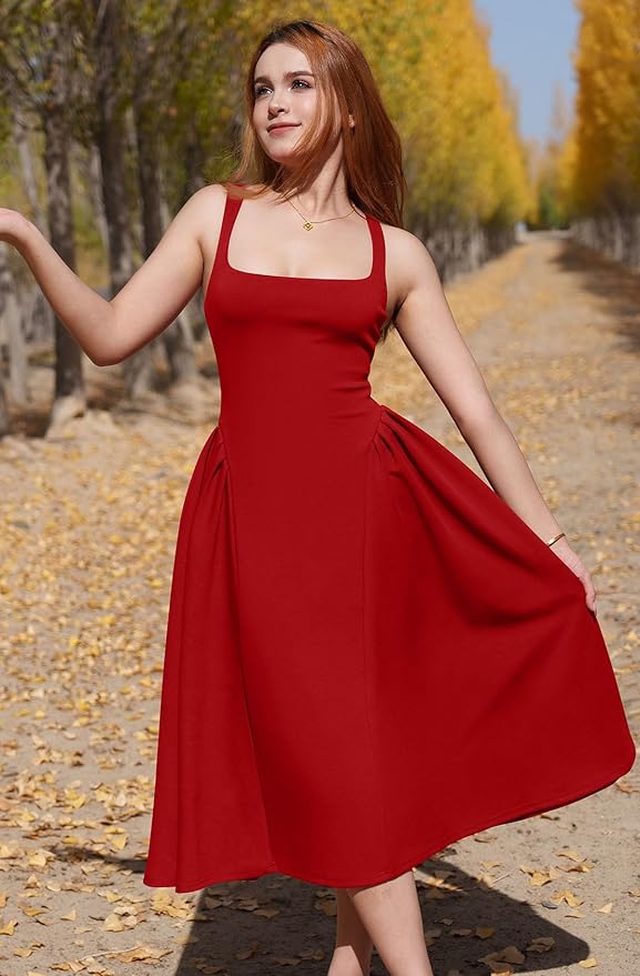 Darcy Women's Pleated Dress - front view