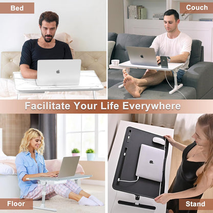 Isle Adjustable Adjustable Laptop Stand - full-length view