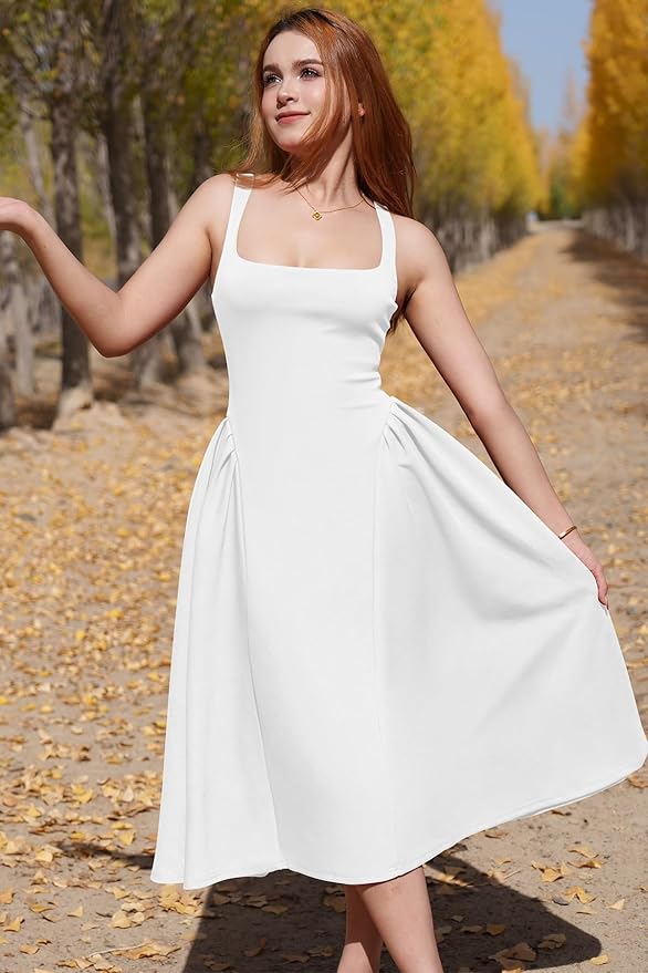 Darcy Women's Pleated Dress - styled view