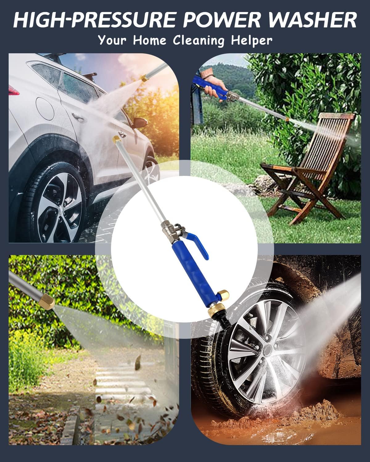 Thistle Portable Water Hose - flat lay