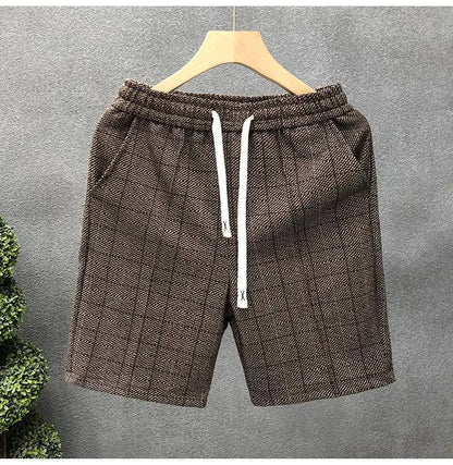 Imogen Women's Plaid Shorts - fabric and finish detail