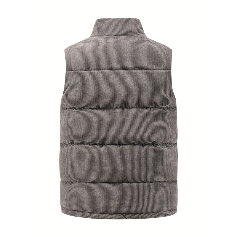 Camille Women's Puffer Jacket - fabric and finish detail