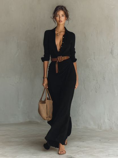 Maren Women's Maxi Dress - back view