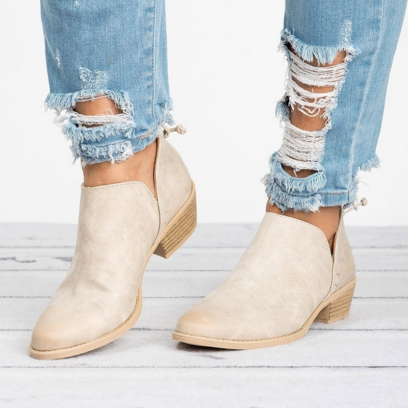 Nell Women's Ankle Boots - back view