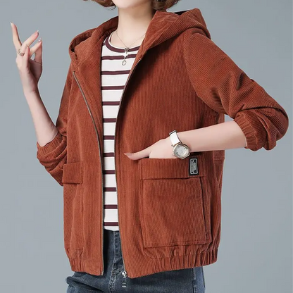 Talia Women's Jacket - fabric and finish detail