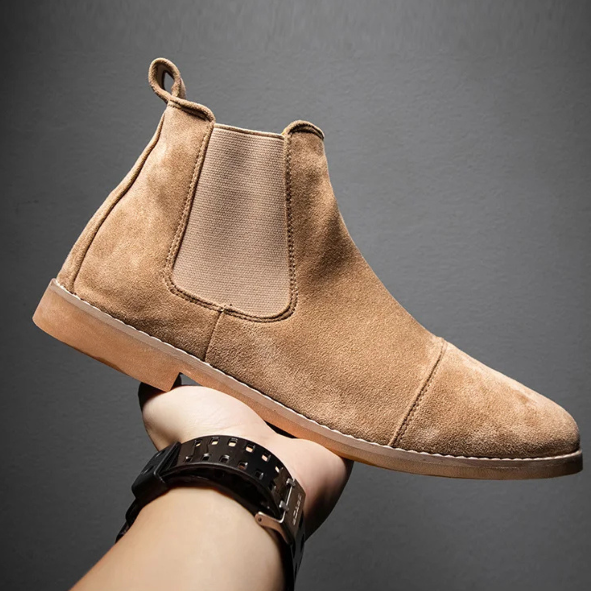 Vera Women's Suede Chelsea Boots - styled view