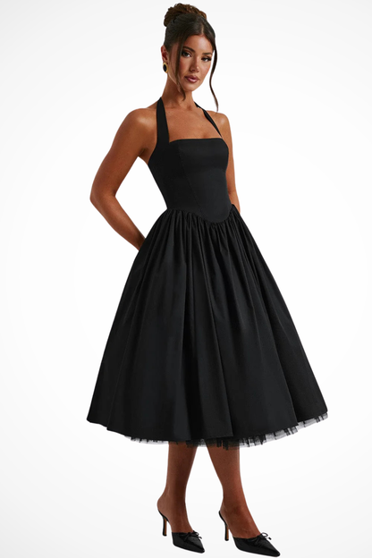 Vienna Women's Midi Dress - flat lay