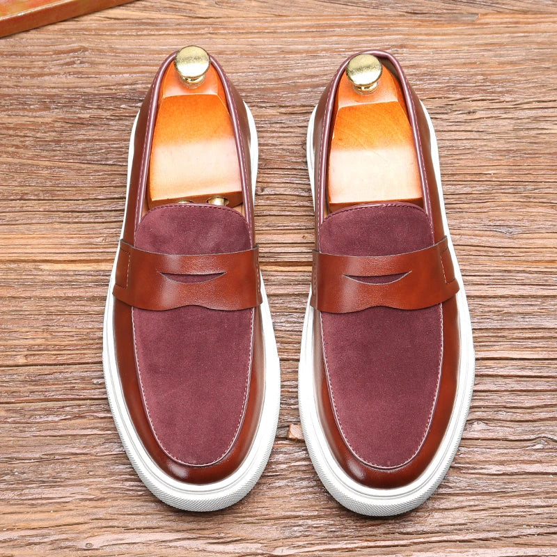 Tamsin Women's Suede Loafers - full-length view