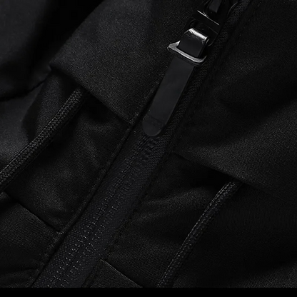 Elias Men's Puffer Jacket - flat lay