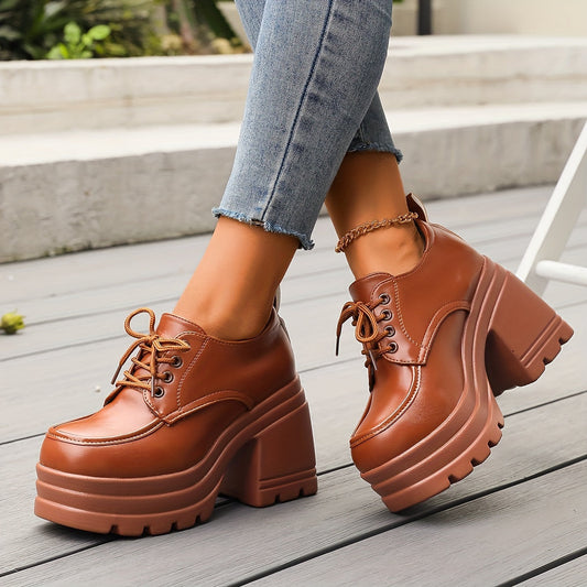 Odette Women's Platform Oxfords - front view