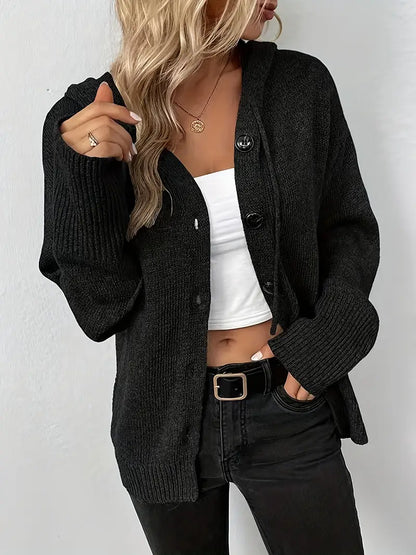 Rosa Women's Cardigan - fabric and finish detail