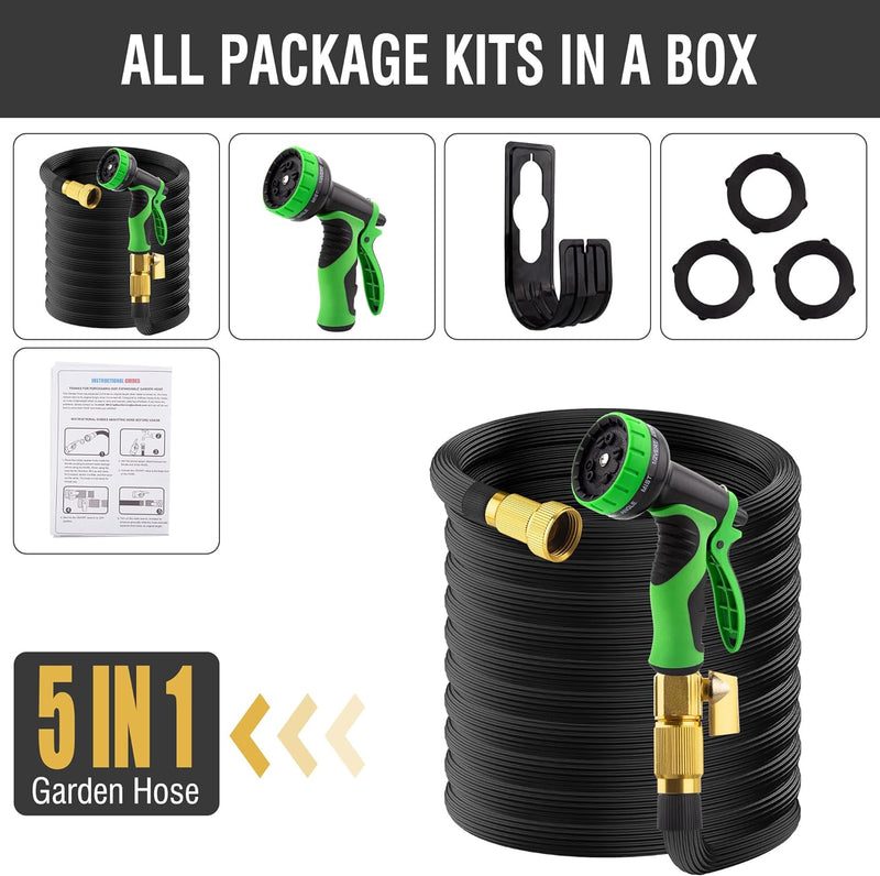 Vale Portable Garden Hose - flat lay