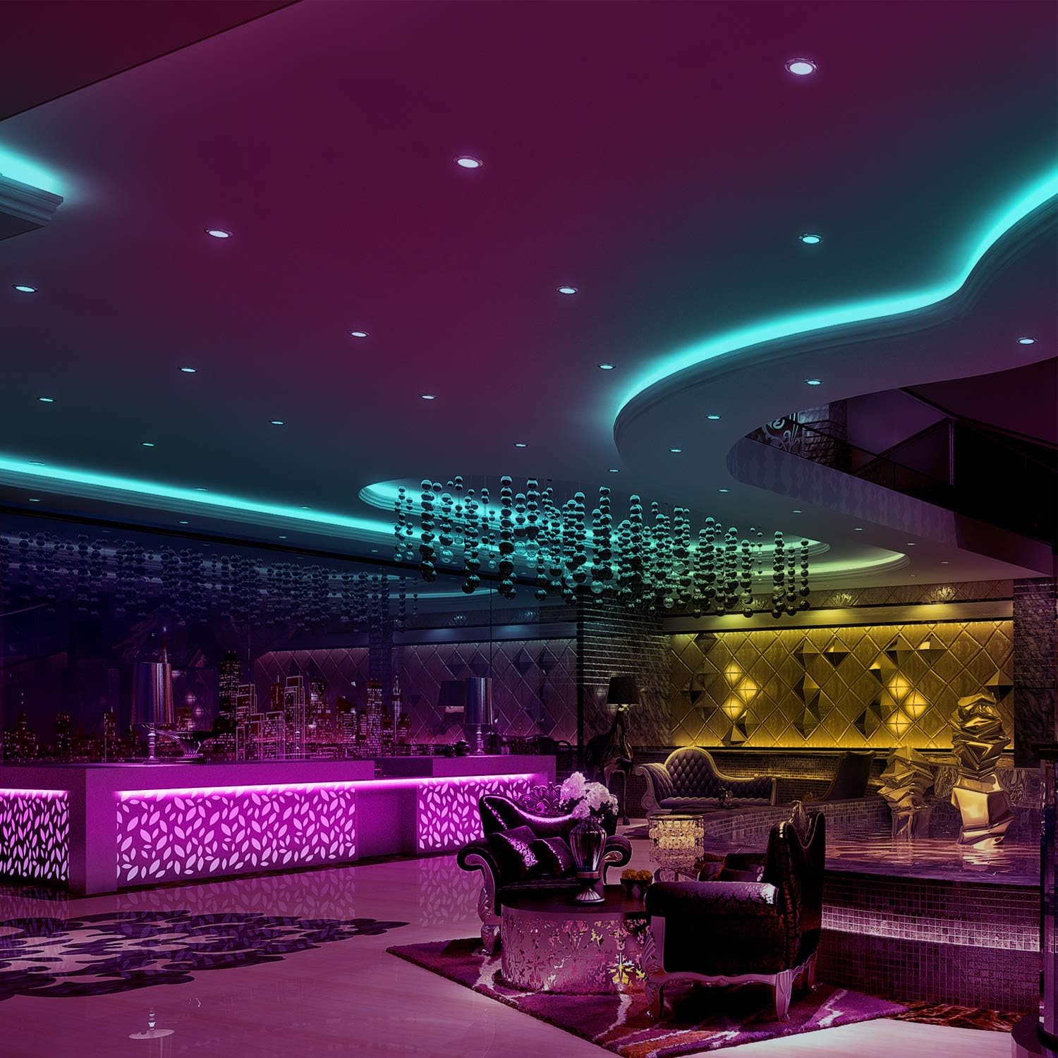 North LED Strip Light - full-length view