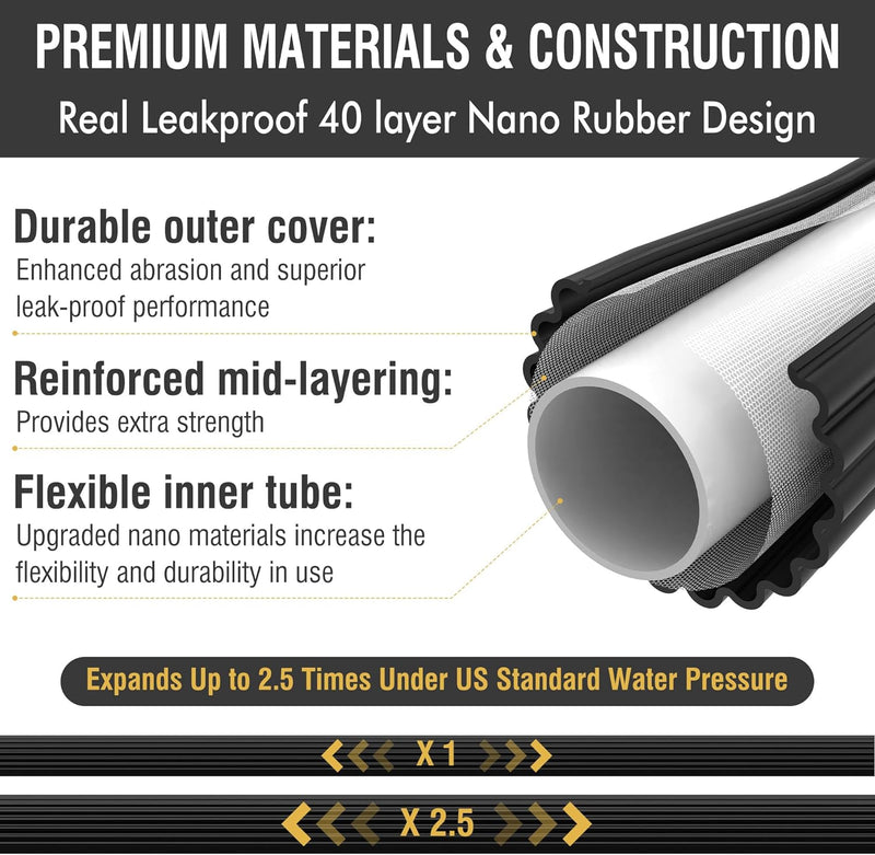 Vale Portable Garden Hose - full-length view