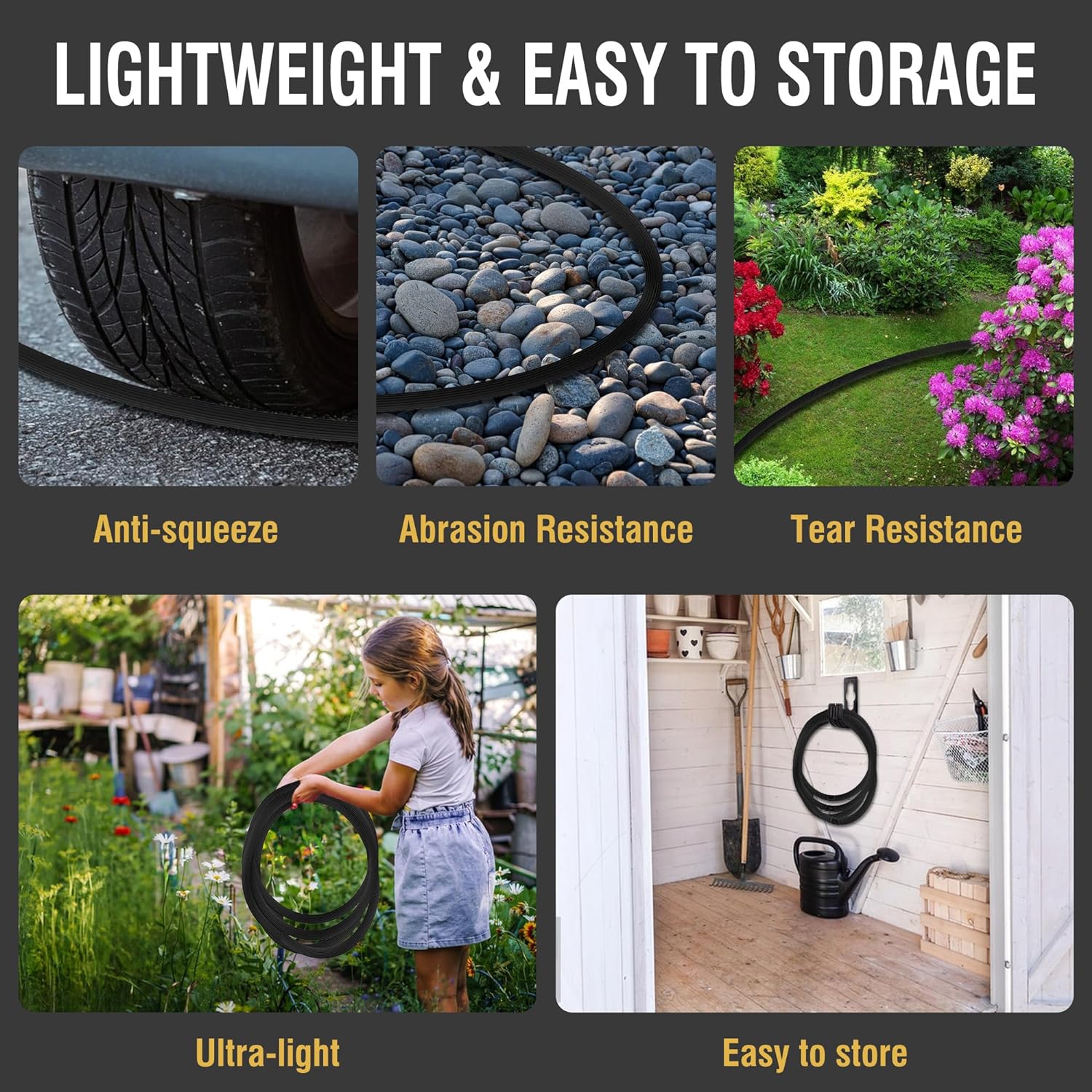 Vale Portable Garden Hose - styled view