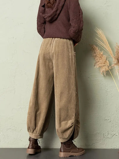 Noor Women's Corduroy Pant - styled view