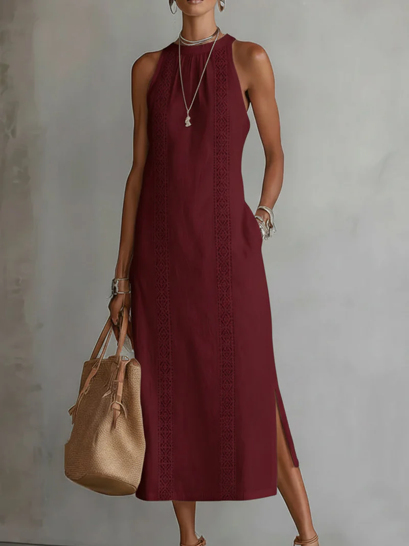 Dahlia Women's Midi Dress - flat lay