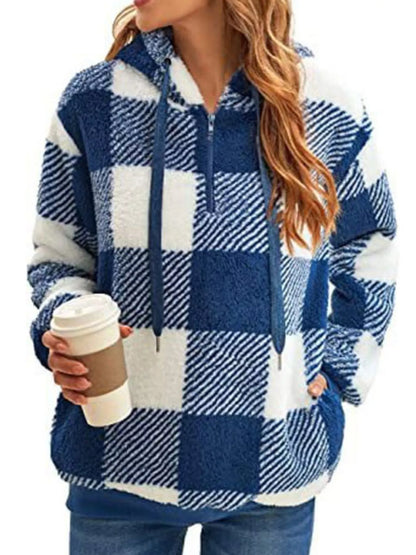Faye Women's Plaid Sweater - front view