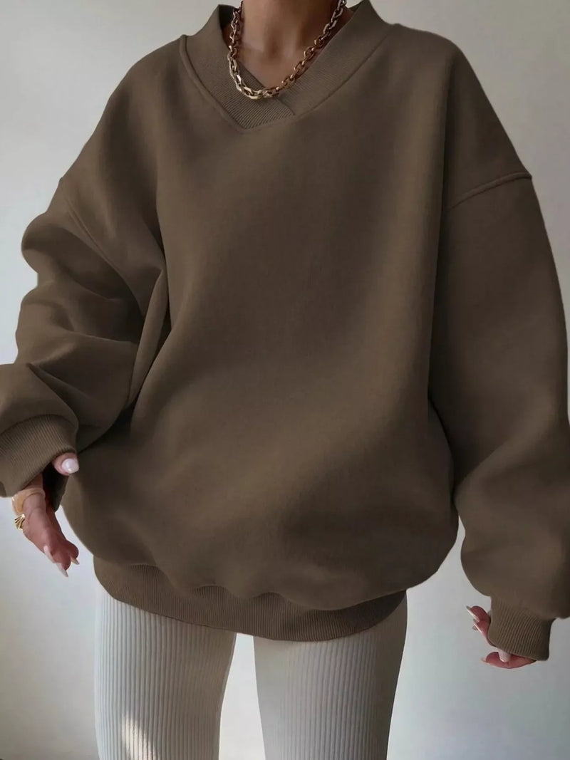 Margot Women's Oversized Sweater - flat lay