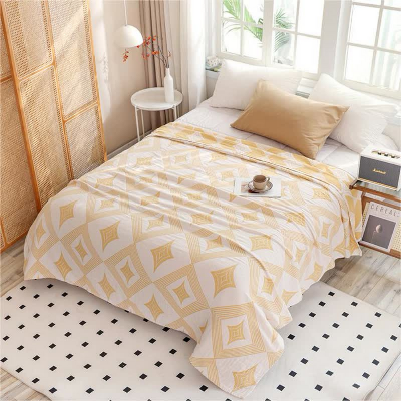 Heath Diamond Geometric Pattern Blanket | Geometric, Year-Round