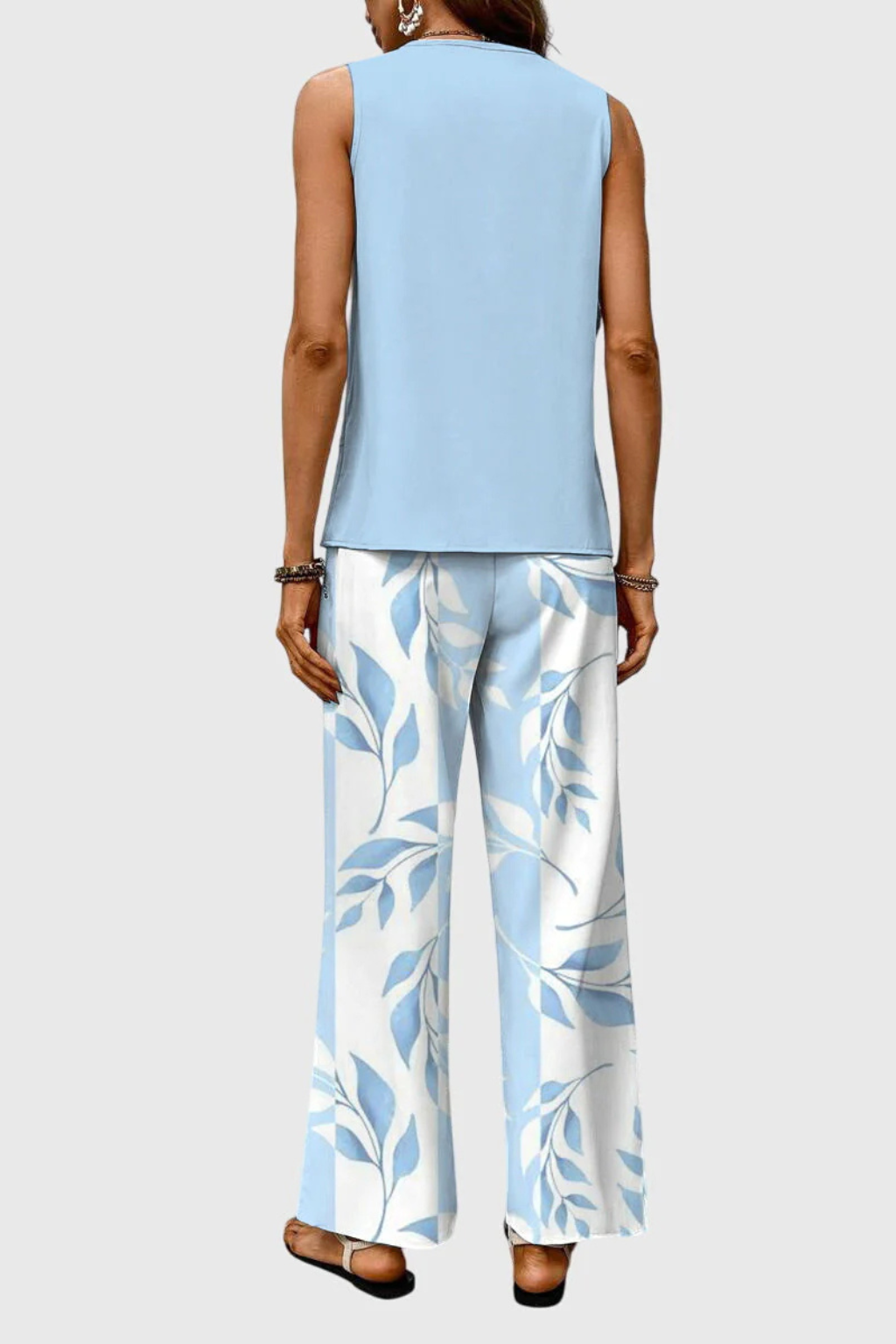 Sophie Women's Wide Leg Trousers - full-length view