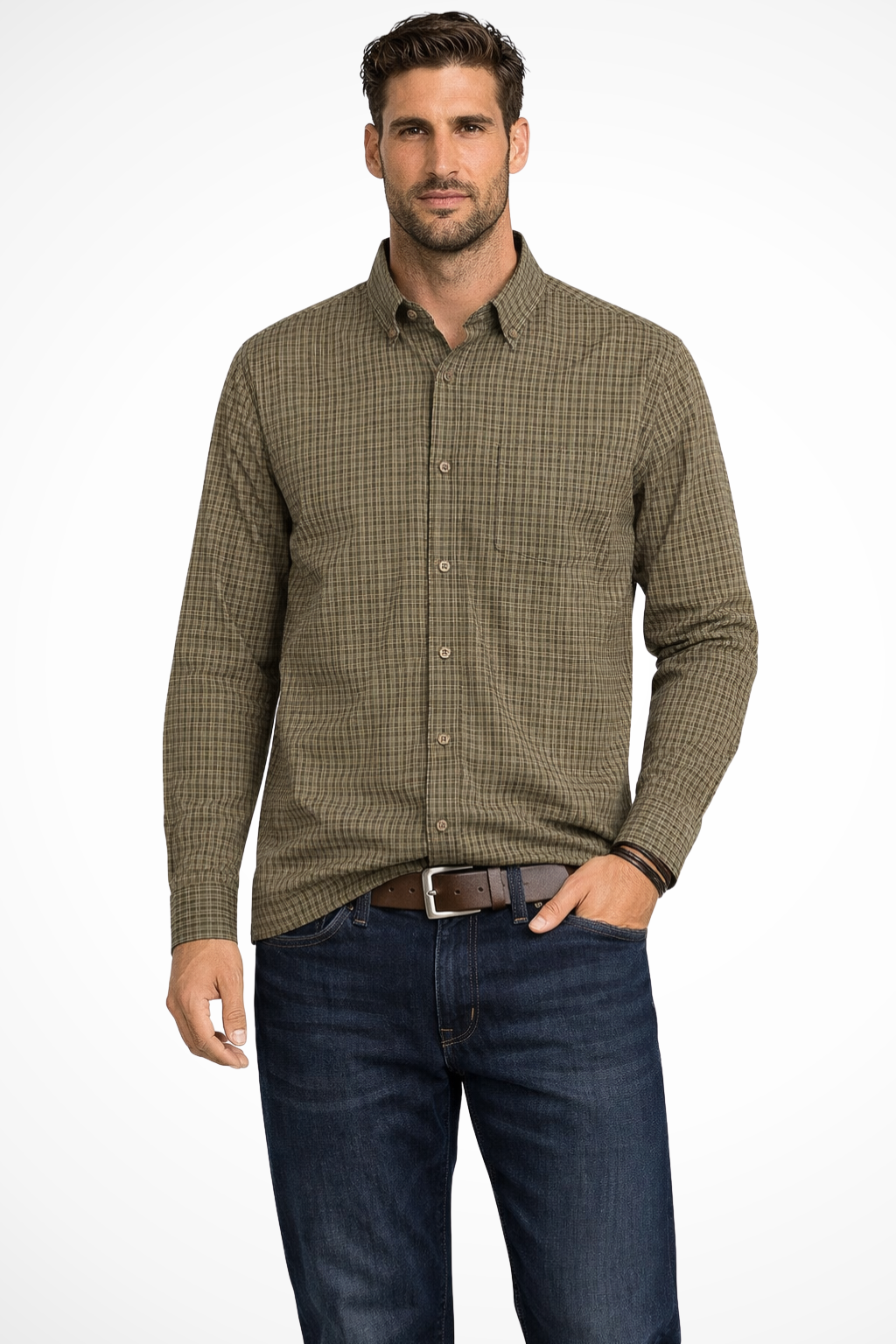Kester Men's Striped Shirt - close-up detail