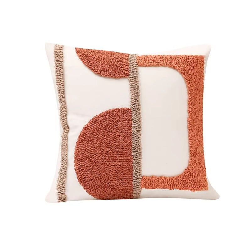 Bay Eden Geometric Embroidery Cushion Cover | Embroidered, Geometric