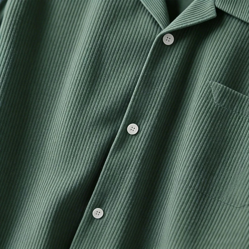 Vera Women's Corduroy Overshirt - full-length view