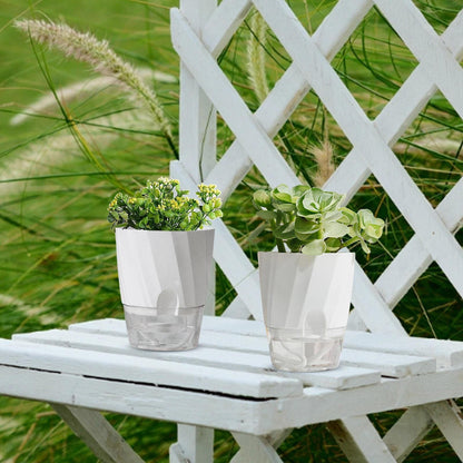 Fern Solar Planter - shown in use