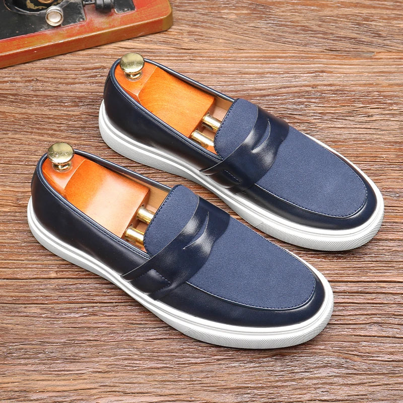 Tamsin Women's Suede Loafers - styled view