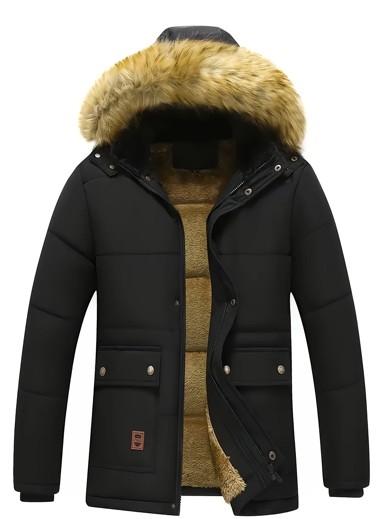 Hollis Men's Quilted Puffer Jacket - fabric and finish detail