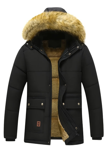 Hugo Men's Puffer Jacket - fabric and finish detail