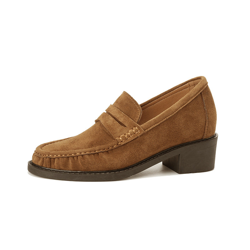 Maren Women's Suede Loafers - front view