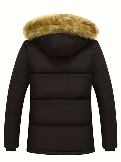 Hollis Men's Quilted Puffer Jacket - full-length view