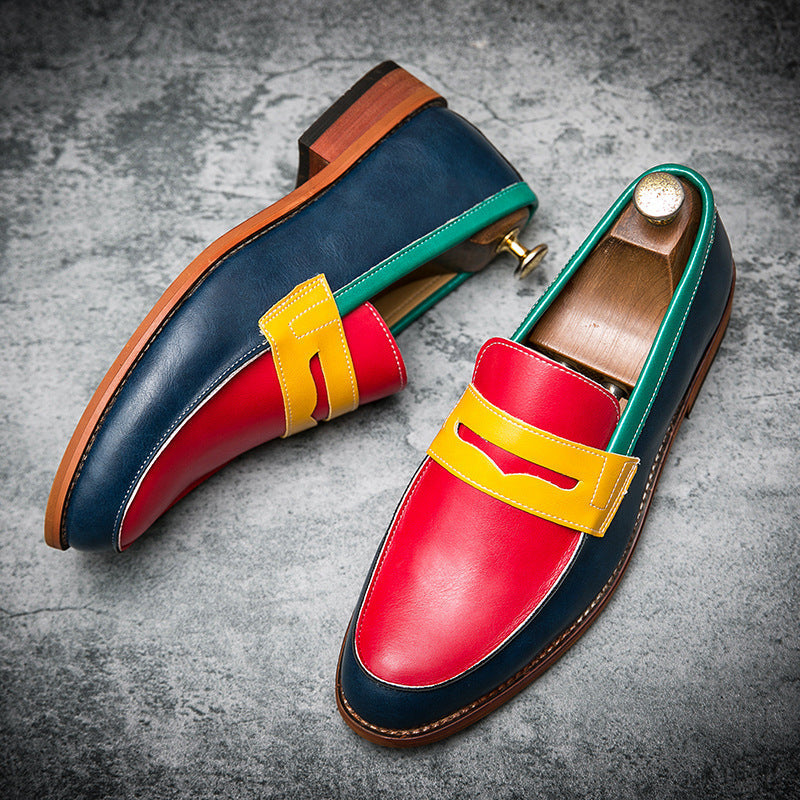 Rufus Men's Block Heel Loafers - styled view