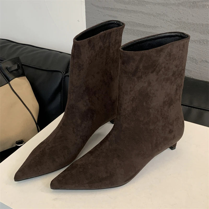 Saskia Women's Ankle Boots - styled view