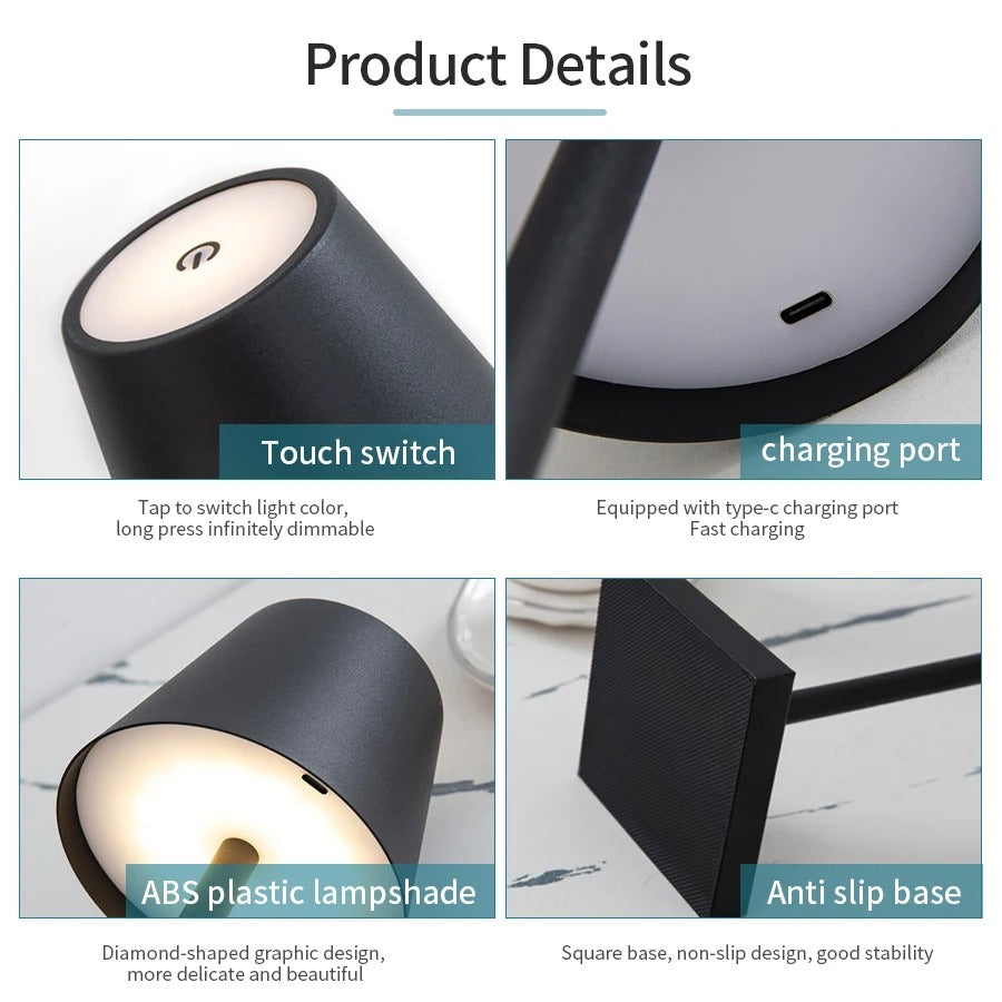 Haven LED Table Lamp - close-up detail