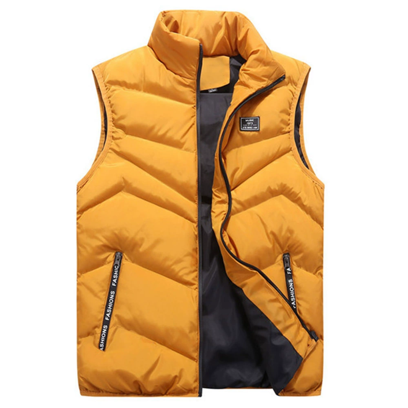 Jasper Men's Quilted Puffer Jacket - front view