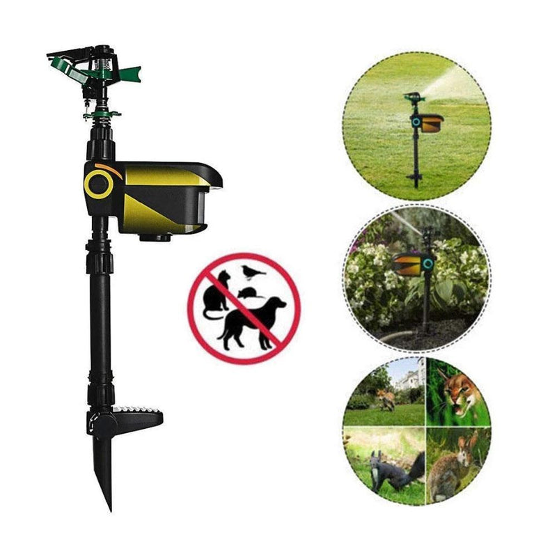 Ember Portable Activated Sprinkler - shown in use