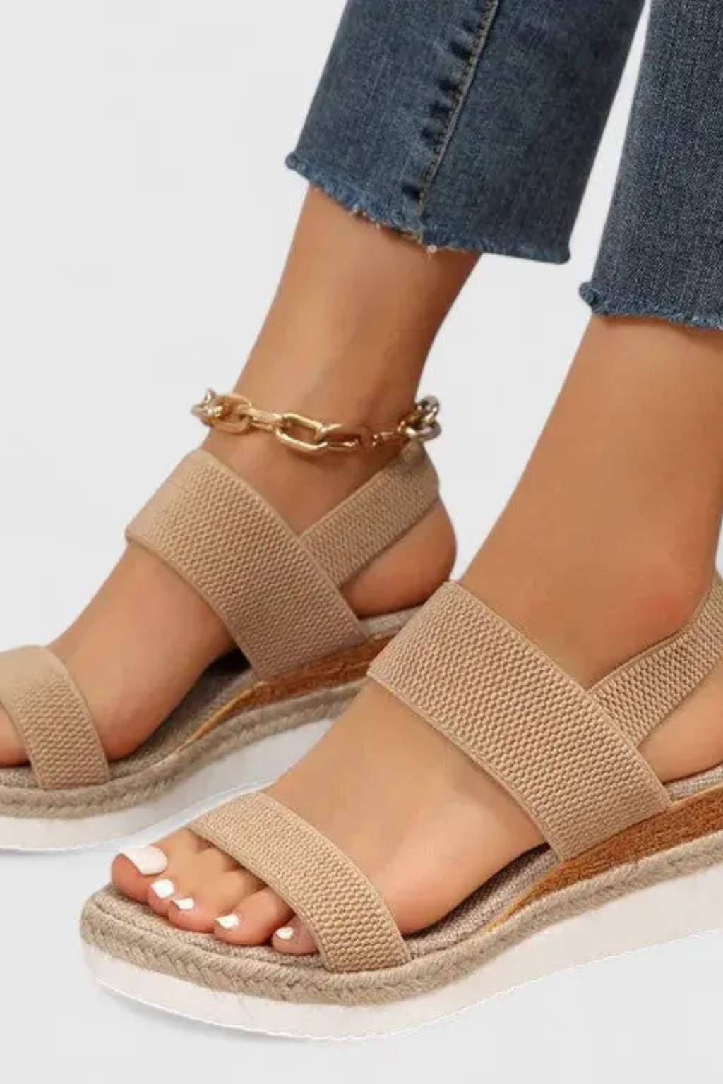 Ruby Women's Espadrilles - fabric and finish detail