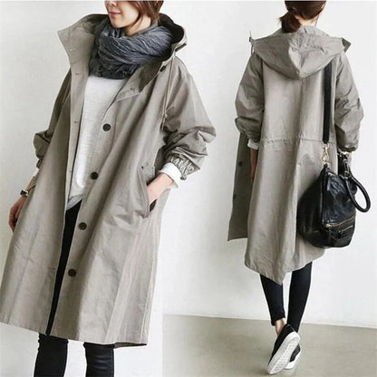 Ivy Women's Trench Coat - front view