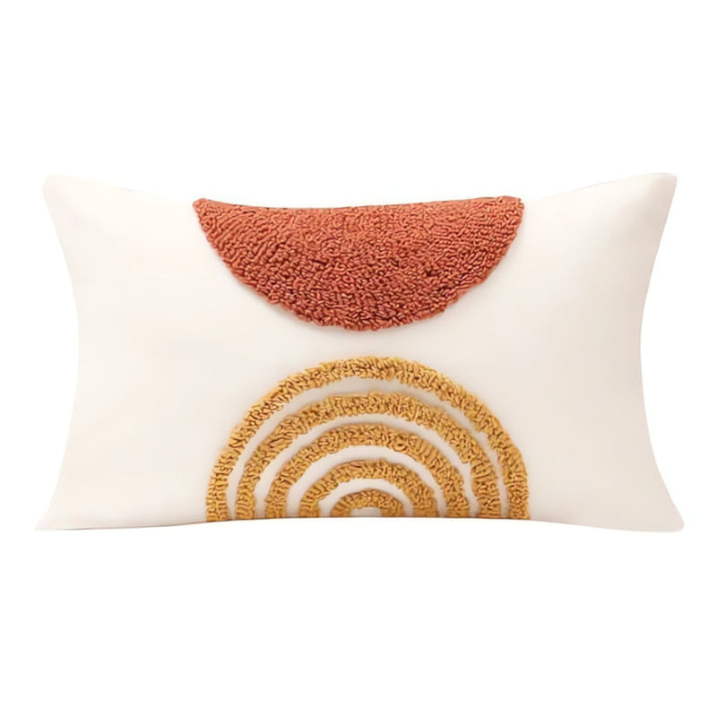 Eden Geometric Embroidery Cushion Cover