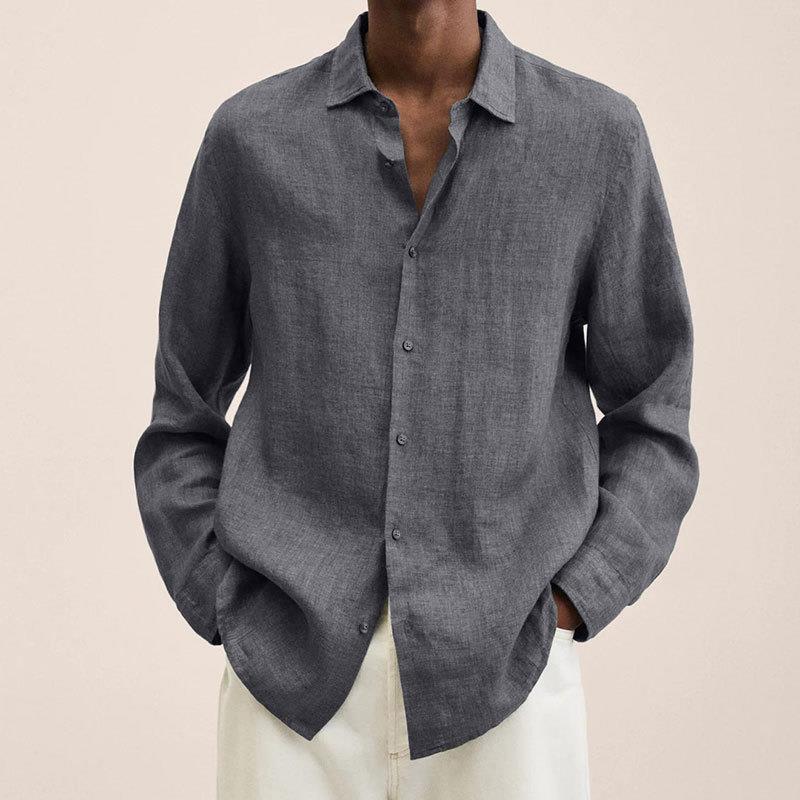 Hugo Men's Linen Dress - fabric and finish detail