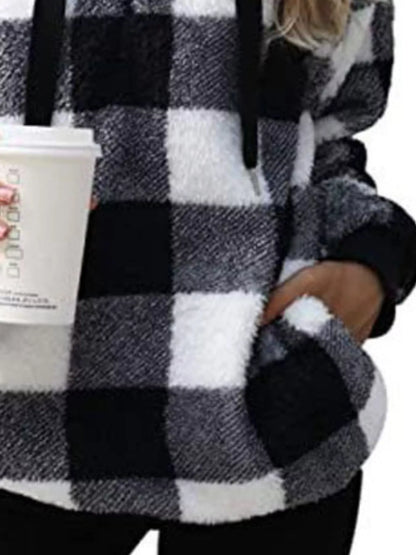 Faye Women's Plaid Sweater - shown in use